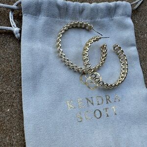 Kendra Scott Fallyn Hoop Earrings - Gold